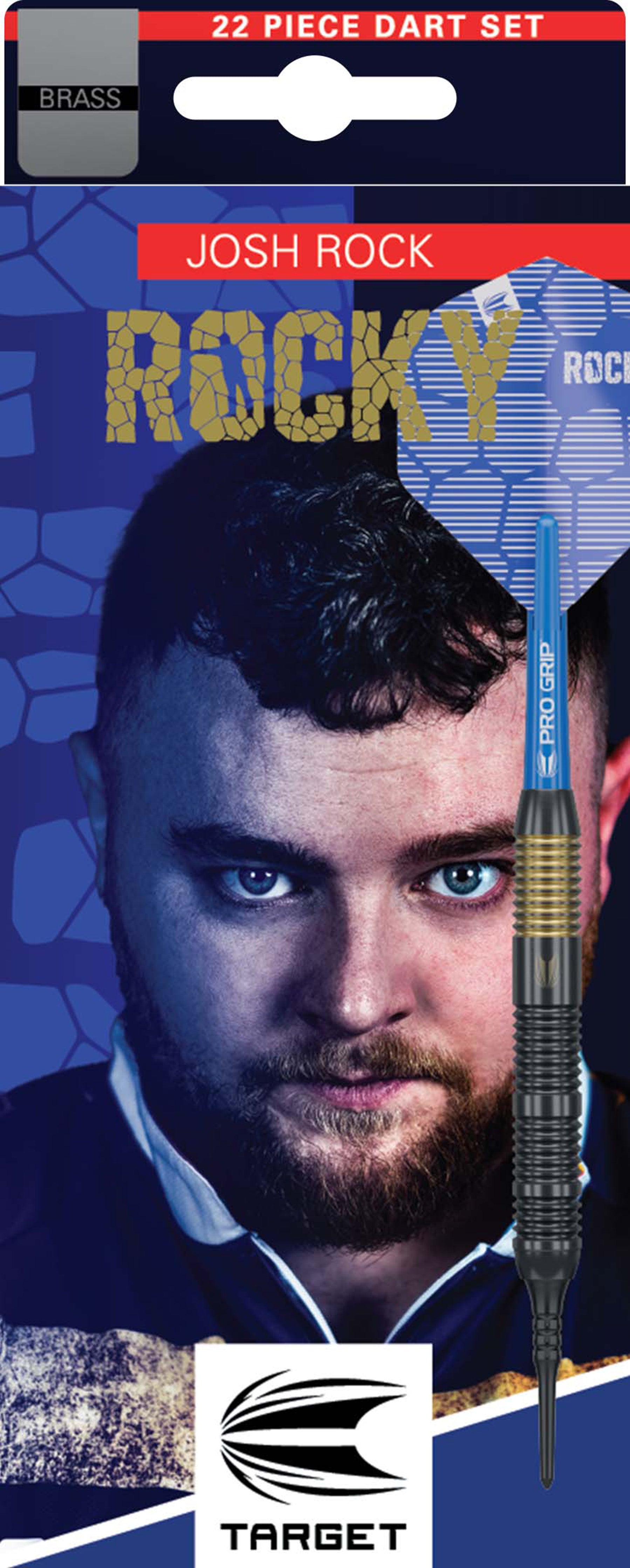 Target Josh Rock Brass Steel Tip Darts 2025 - 22g