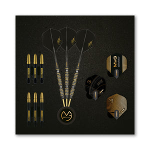 Winmau MVG Limited Edition Steel Tip Darts - 5 Year Anniversary Gift Box - 22.5g