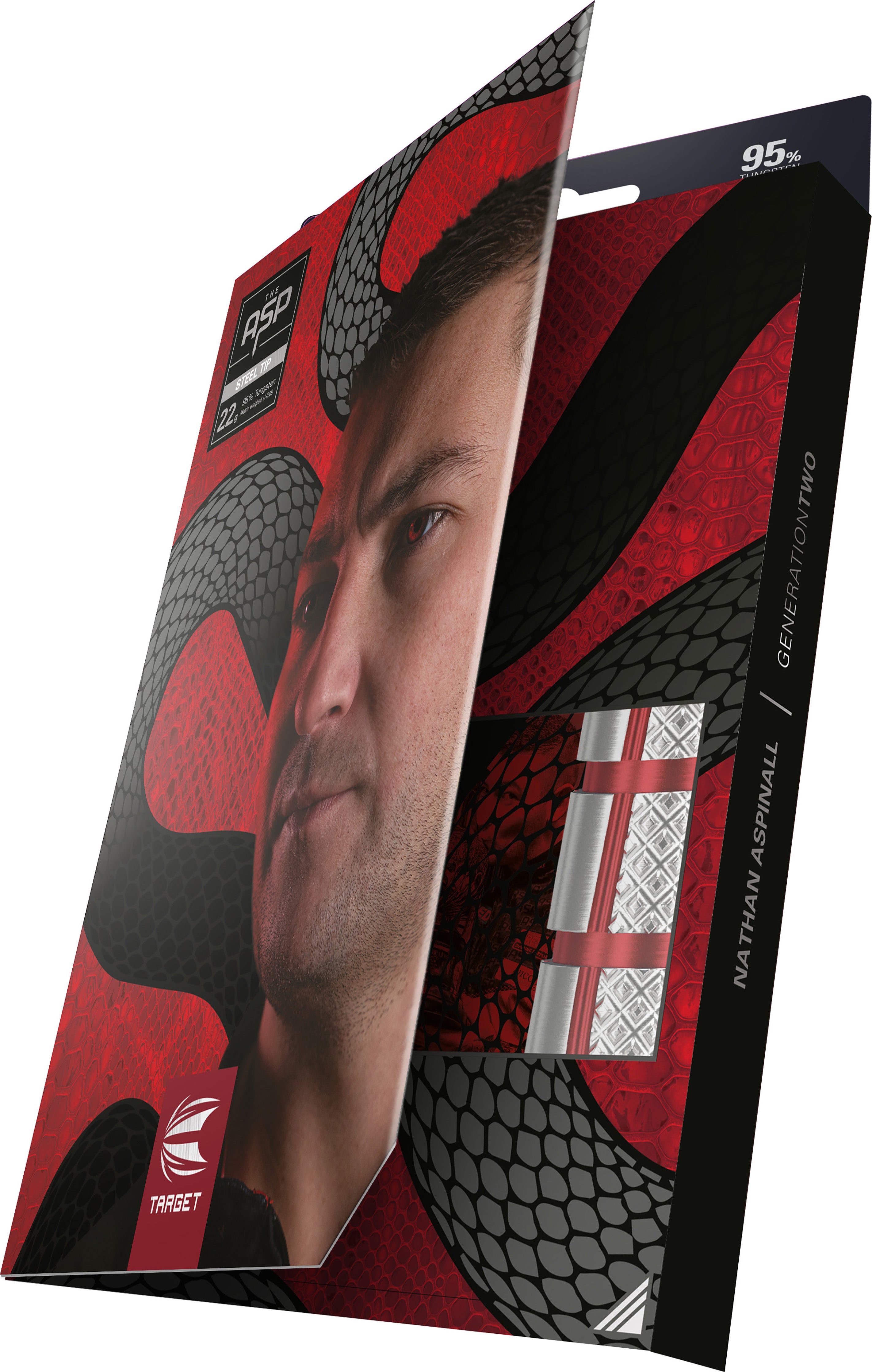 Target Nathan Aspinall - ASP - G2 - 95% Tungsten Darts - Swiss Point - 22g - 26g