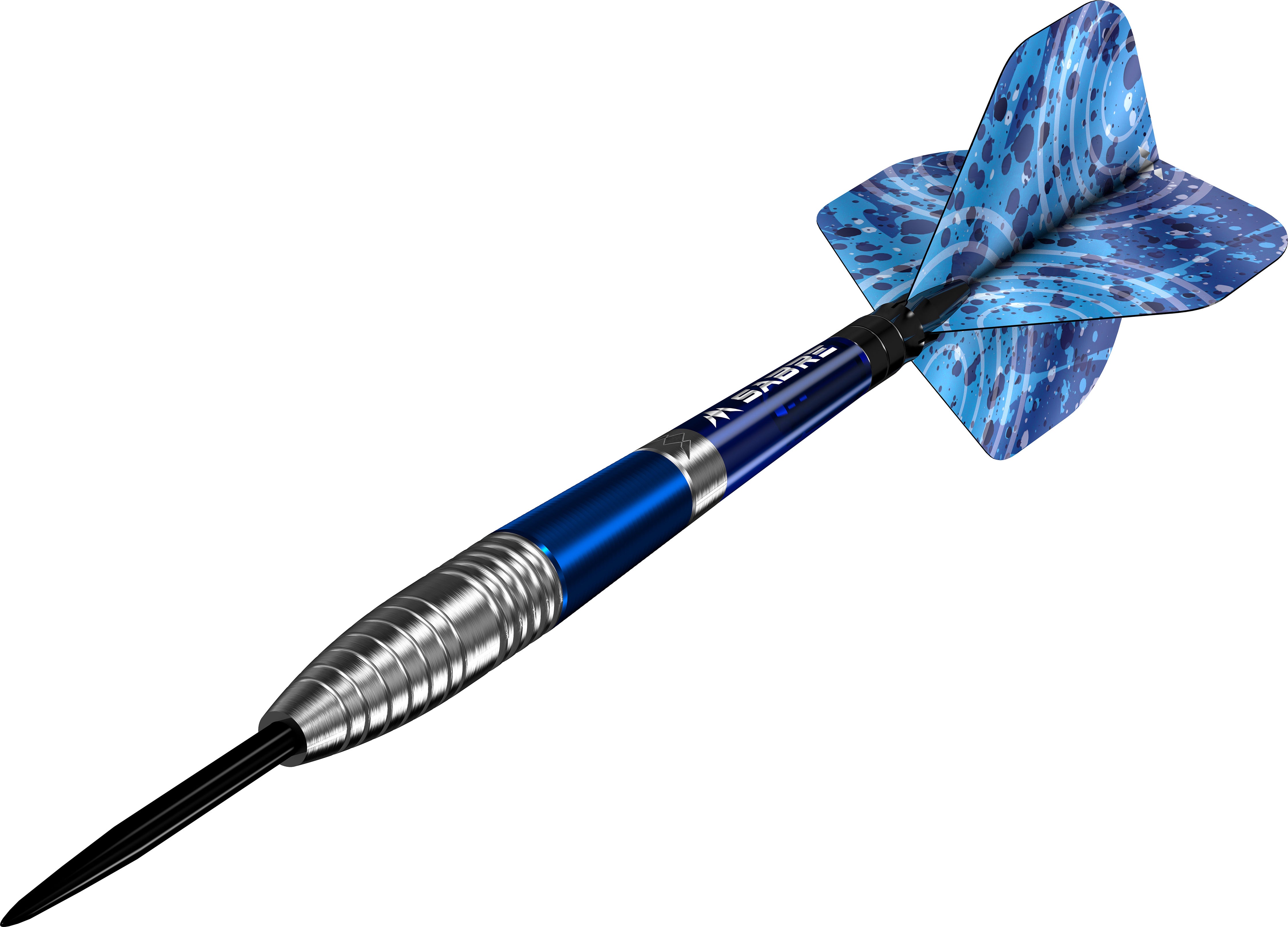 Mission Archie Self Darts - Steel Tip - 90% Tungsten - Blue & Silver - 22g 24g