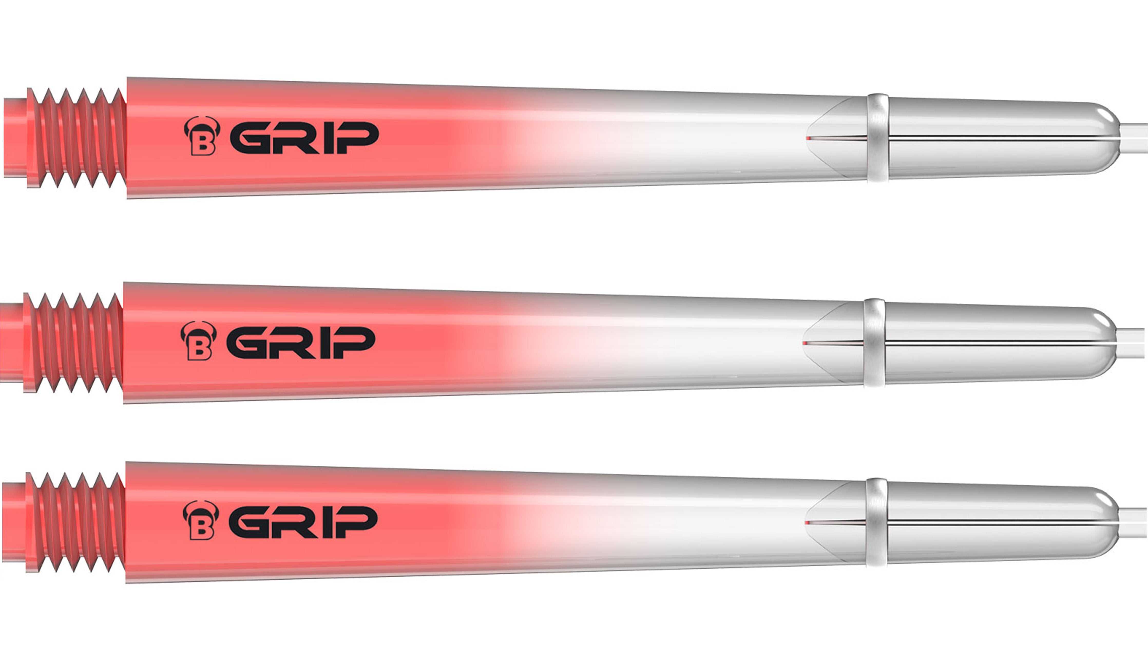 BULL'S B-Grip-2 TTC Dart Shafts - Extra short to Medium - Red