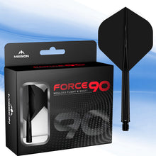 Mission Force 90 - New Moulded Flight & Shaft System - Standard No2 - Black