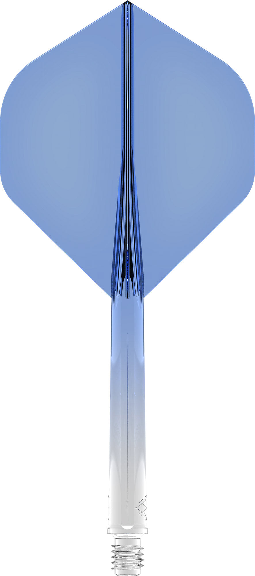 Mission Force 90 - Moulded Flight & Shaft System - Standard No2 - Gradient - Transparent Blue
