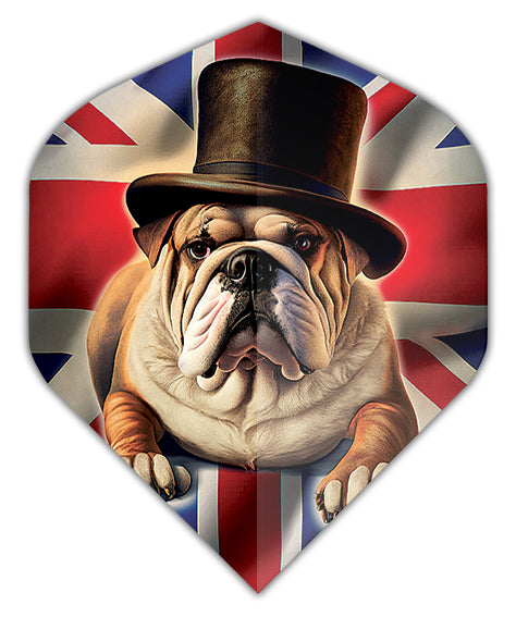 British Bulldog 100 Micron Standard No2 Shape Dart Flights