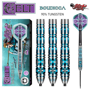 Shot -Celt Boudicca - Steel Tip Dart Set - 90% Tungsten - 23g - 26g