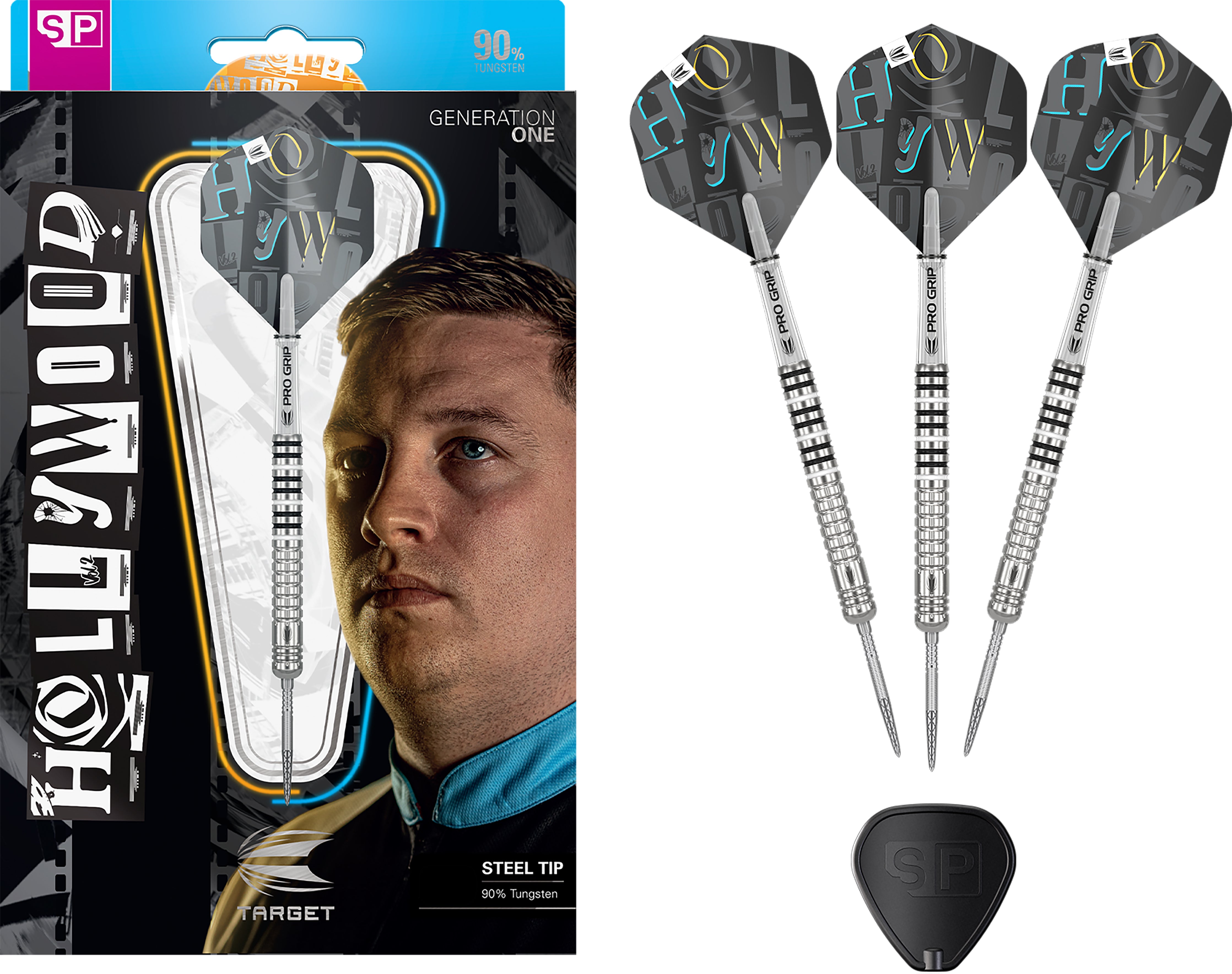 Target Chris Dobey - Hollywood - 90% Tungsten Darts - Swiss Point - 22g 23g 24g