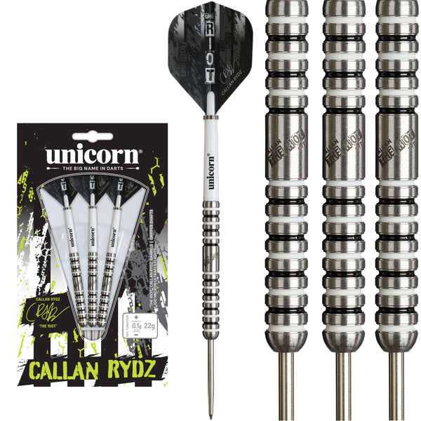 Unicorn Callan Rydz - The Riot - Phase 2 - 90% Tungsten Darts - 20g 22