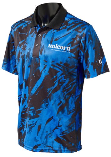 Unicorn Pro-Tech Camo Dart Shirt - Blue