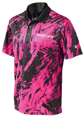 Unicorn Pro-Tech Camo Dart Shirt - Pink