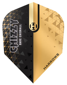 Harrows Dave Chisnall - Chizzy - Gold - No6 - Prime 2 Dart Flights