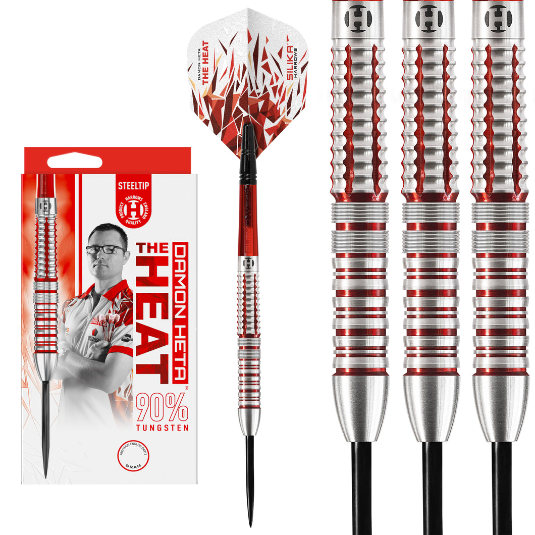 Harrows Damon Heta - The Heat - Series 2 - 90% Tungsten Darts - 21g 23g 25g