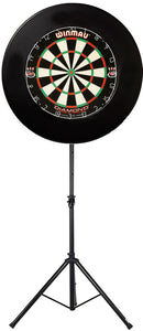 Bully Darts Home Darts Kit - Dart Stand - Winmau Diamond Plus Dartboard - Surround