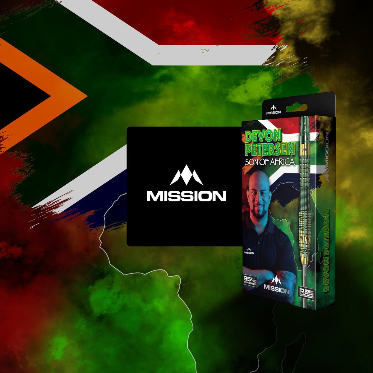 Mission Devon Petersen - R2.5 Rapid Points - 95% Tungsten Steel Tip Darts - 22g 24g