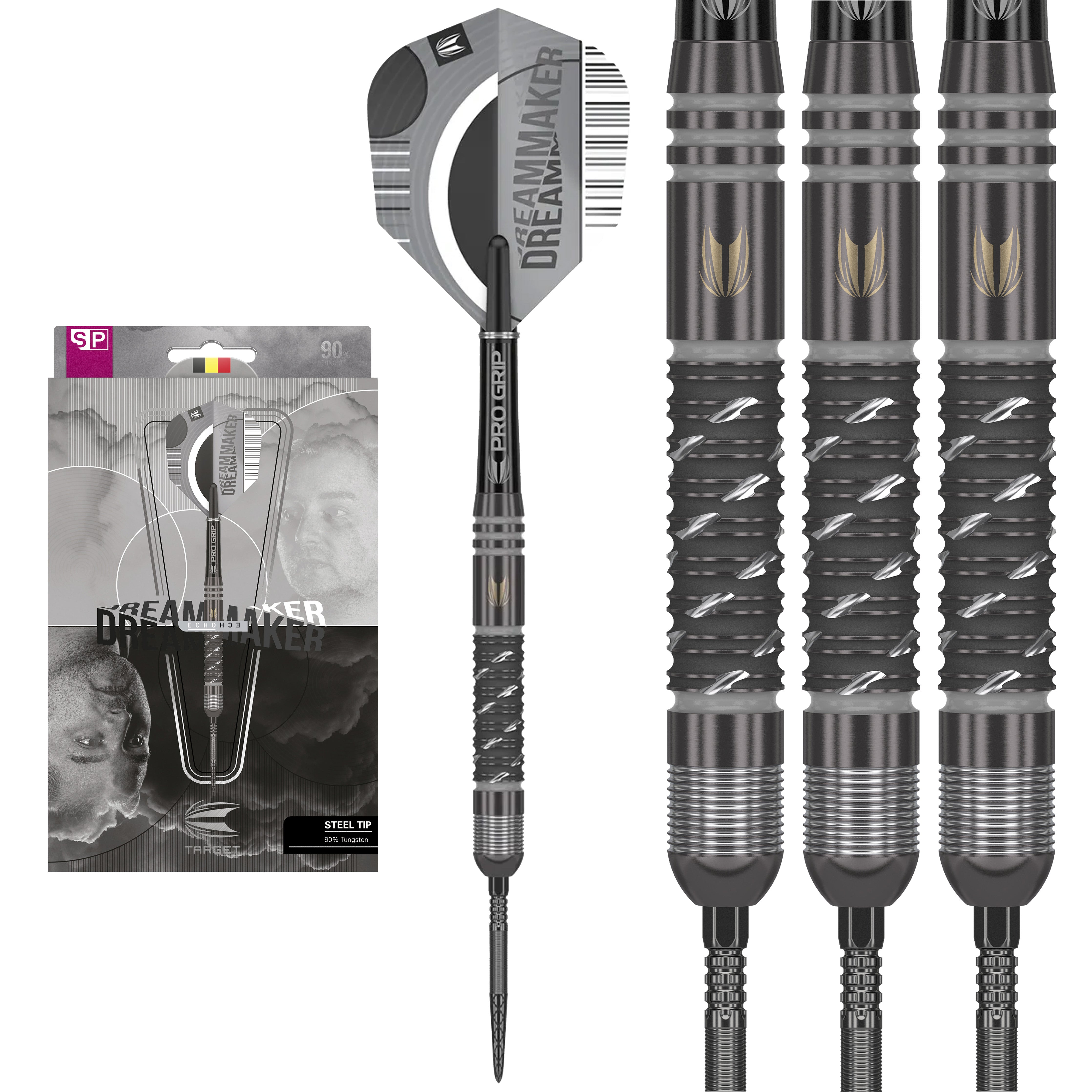 Target - Dimitri Van Den Bergh X Echo - 90% Tungsten Darts - Swiss - 2