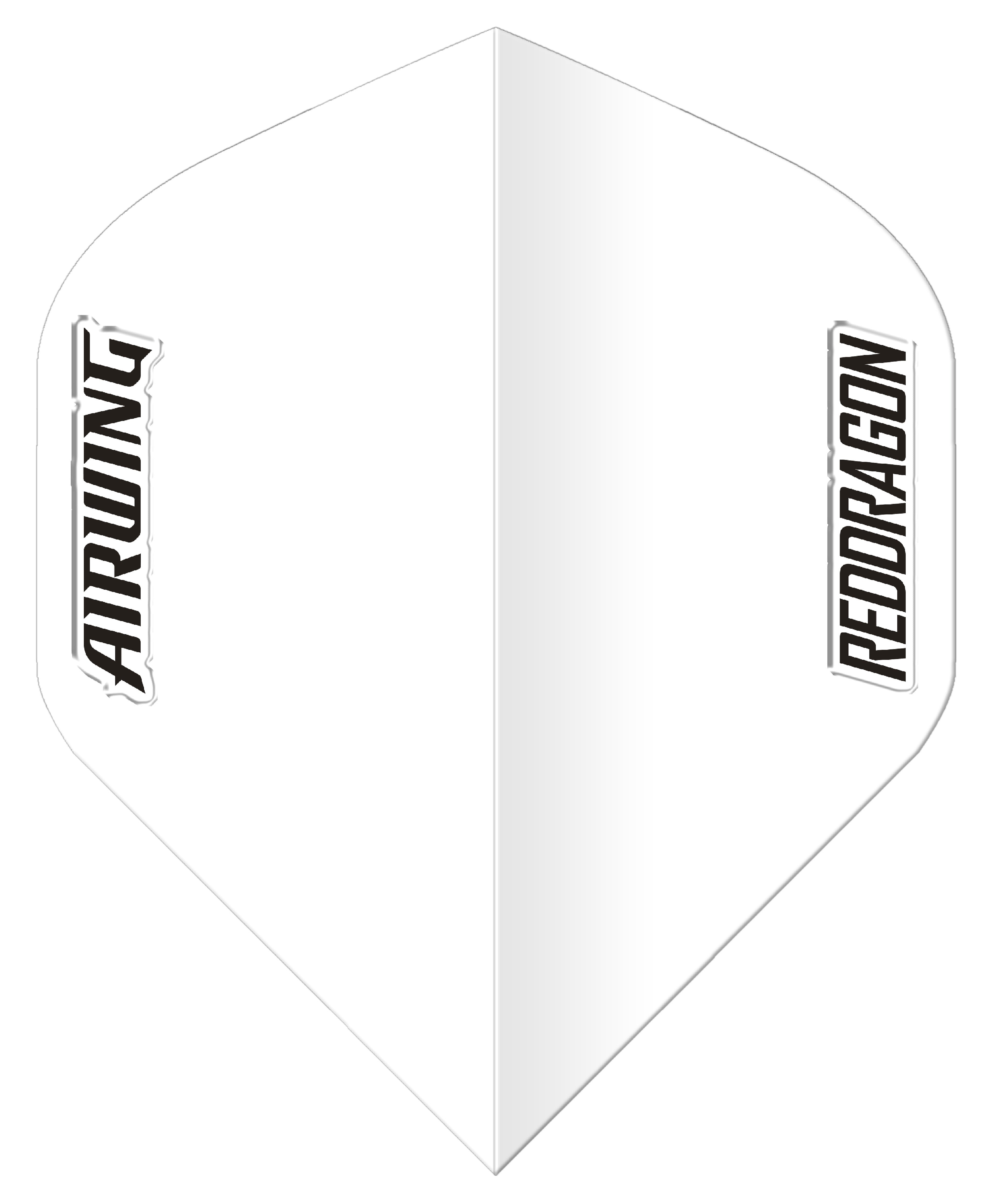 Red Dragon Airwing Moulded Flights - White - Standard Dart Flights