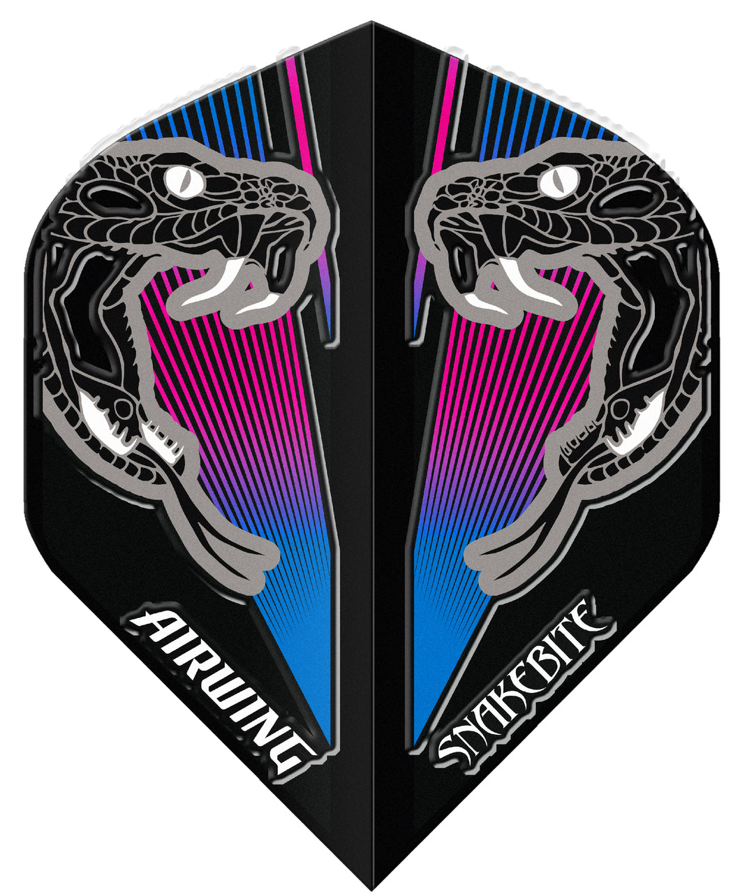 Red Dragon Airwing Moulded Flights - Peter Wright - Snakebite - Blue - Standard Dart Flights