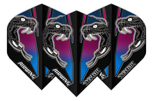 Red Dragon Airwing Moulded Flights - Peter Wright - Snakebite - Blue - Standard Dart Flights