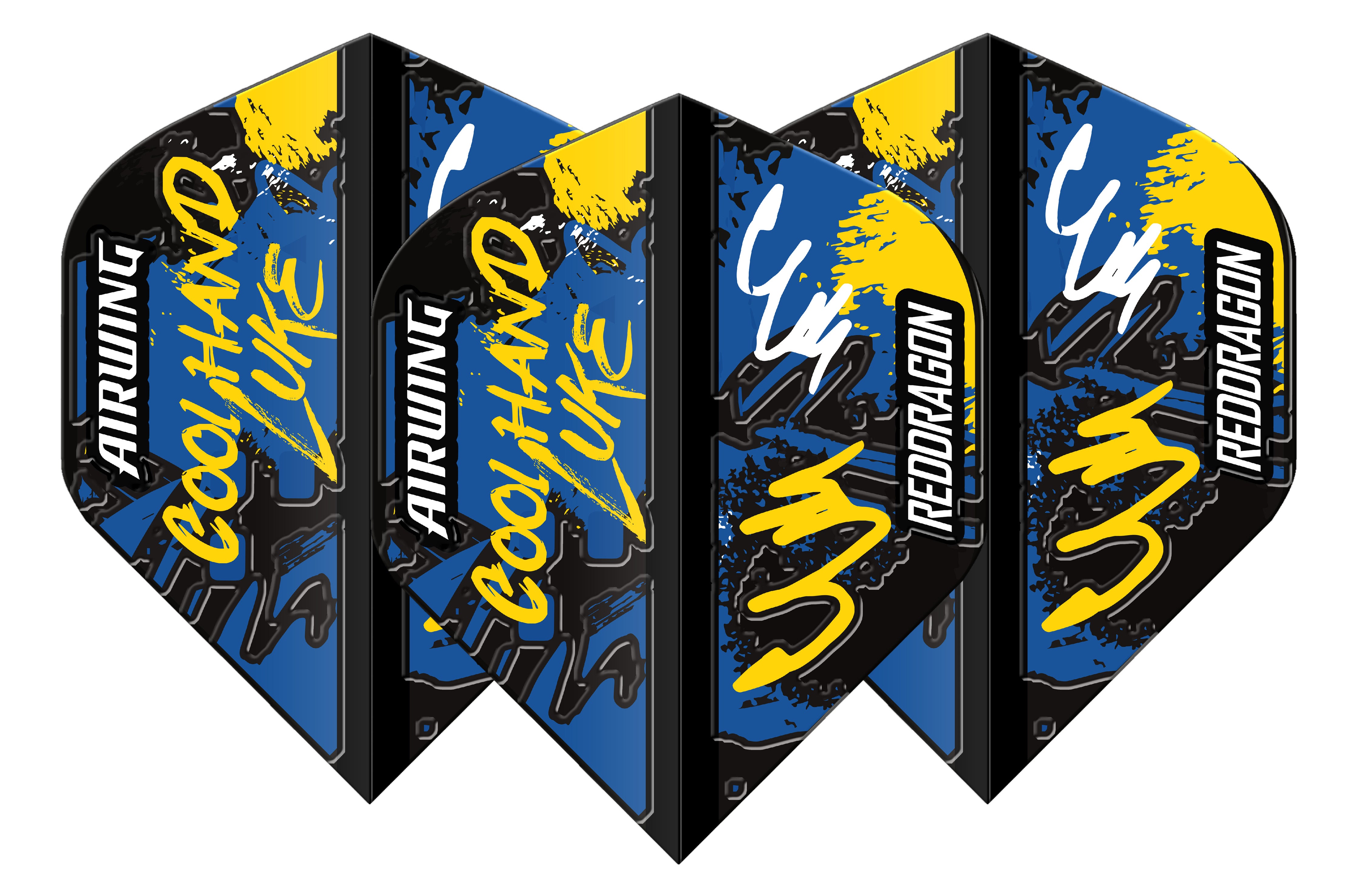 Red Dragon Airwing Moulded Flights - Luke Humphries - Cool Hand - Standard Dart Flights