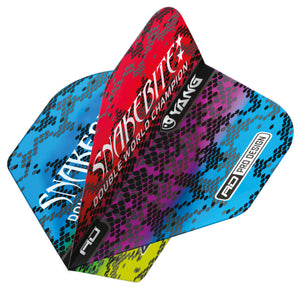 Red Dragon Peter Wright - Snakebite - Yin Yang - Yellow, Red & Blue - Standard Dart Flights