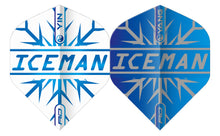 Red Dragon Gerwyn Price - Iceman - Yin Yang - Blue & White - Standard Dart Flights