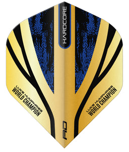 Red Dragon - Luke Humphries Hardcore Premium Standard Dart Flights - Gold