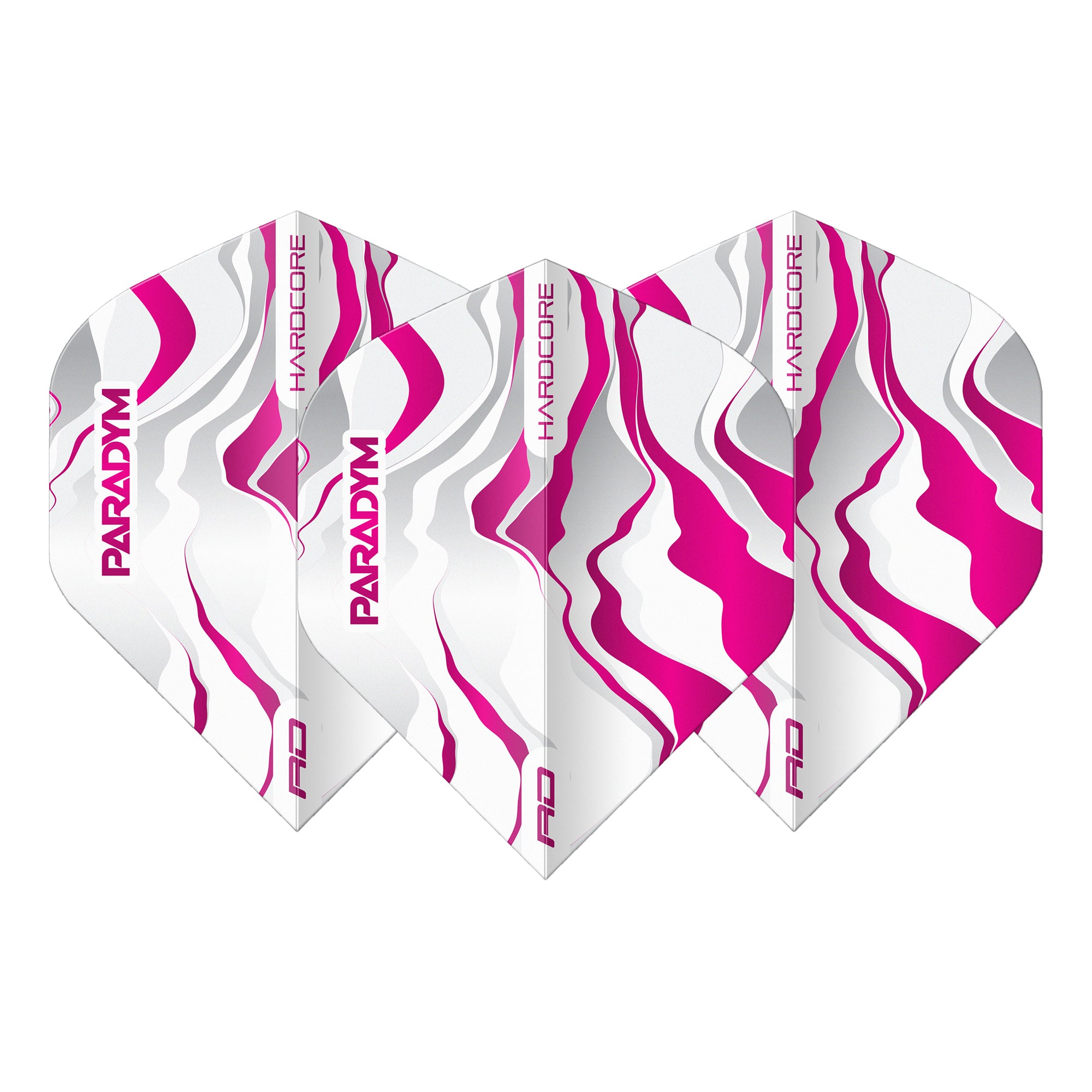 Red Dragon Hardcore - Paradym - Pink / White Standard Dart Flights