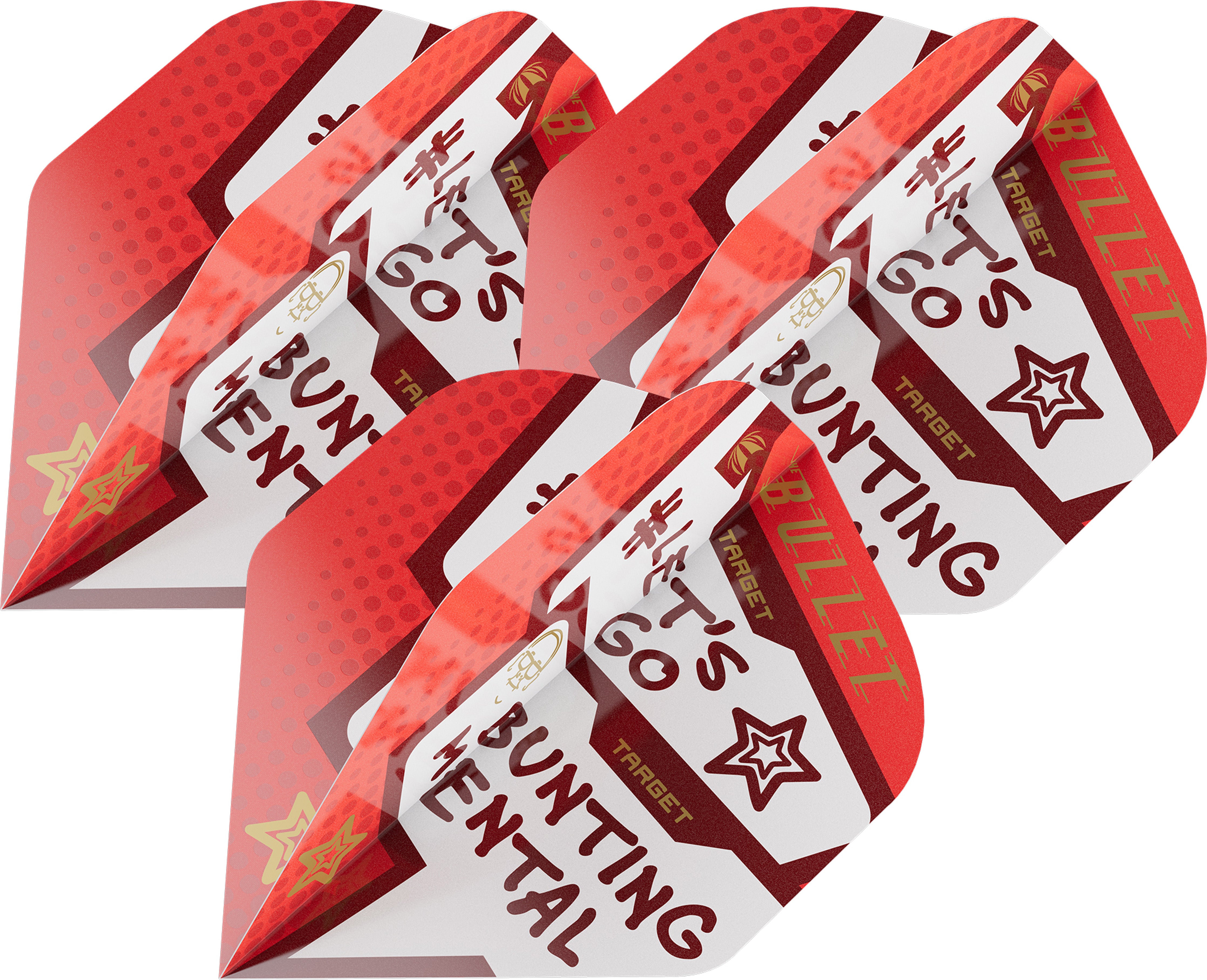 Target Stephen 'The Bullet' Bunting Pro Ultra Flights Bagged 2024 - No2 No6 Ten-X