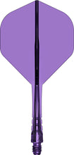 Mission Force 90 Vortex - Moulded Flight & Shaft - Standard No2 - Clear Purple