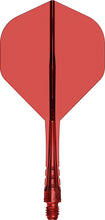 Mission Force 90 Vortex - Moulded Flight & Shaft - Standard No2 - Clear Red