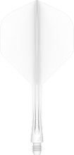 Mission Force 90 Vortex - Moulded Flight & Shaft - Standard No2 - White