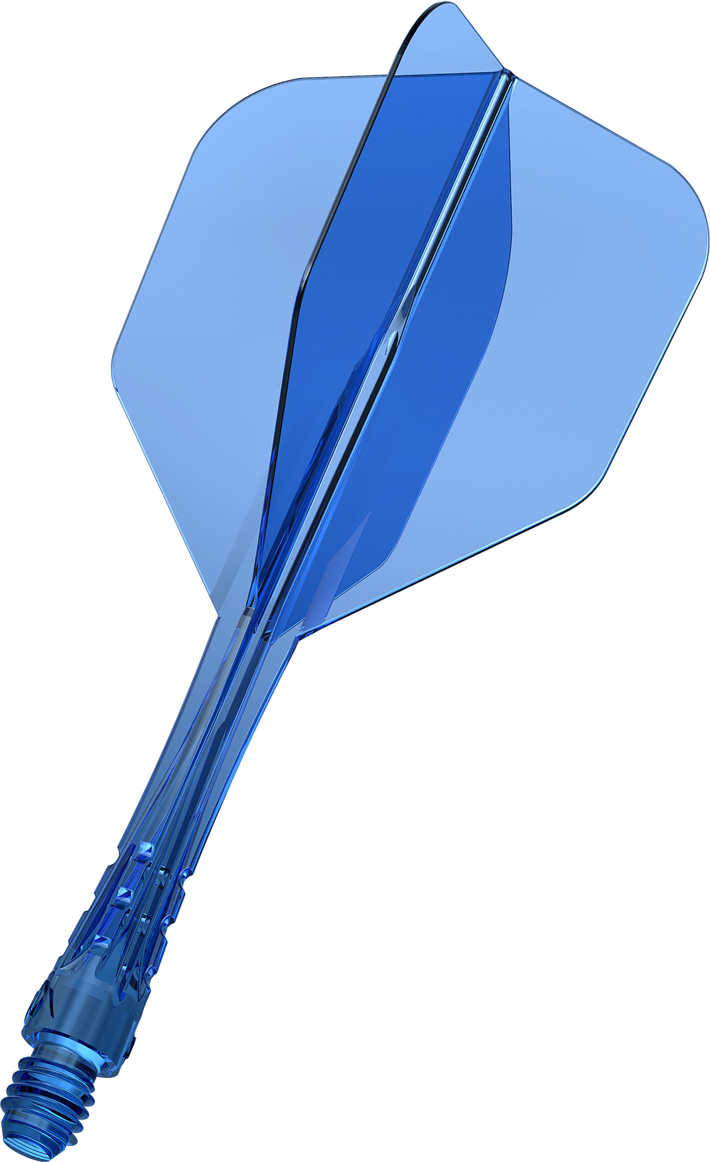 Mission Force 90 Vortex - Moulded Flight & Shaft - Standard No6 - Clear Blue