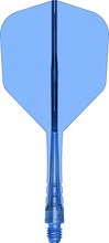 Mission Force 90 Vortex - Moulded Flight & Shaft - Standard No6 - Clear Blue