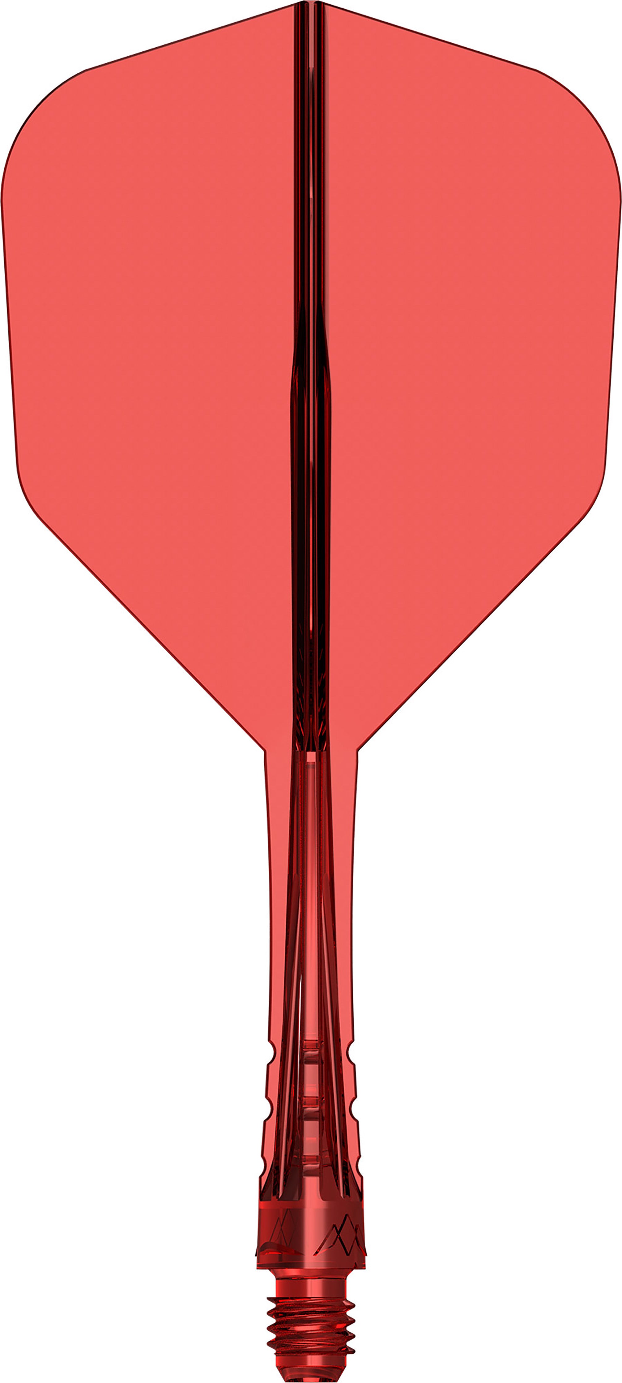 Mission Force 90 Vortex - Moulded Flight & Shaft - Standard No6 - Clear Red