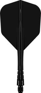 Mission Force 90 Vortex - Moulded Flight & Shaft - Standard No6 - Black