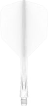 Mission Force 90 Vortex - Moulded Flight & Shaft - Standard No6 - White