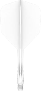 Mission Force 90 Vortex - Moulded Flight & Shaft - Standard No6 - White