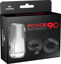 Mission Force 90 - New Moulded Flight & Shaft System - Slim - Clear