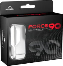 Mission Force 90 - New Moulded Flight & Shaft System - Slim - White