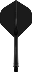 Mission Force 90 - New Moulded Flight & Shaft System - Standard No2 - Black