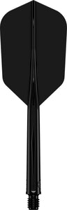 Mission Force 90 - New Moulded Flight & Shaft System - Slim - Black