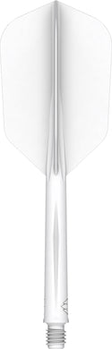 Mission Force 90 - New Moulded Flight & Shaft System - Slim - White