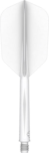 Mission Force 90 - New Moulded Flight & Shaft System - Slim - White