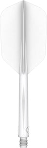 Mission Force 90 - New Moulded Flight & Shaft System - Slim - White