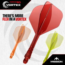 Mission Force 90 Vortex - Moulded Flight & Shaft - Standard No6 - White