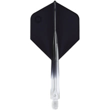 Unicorn Forge All-In-One Flight & Shaft System - Plus Shape - Two Tone - Black