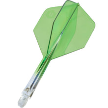 Unicorn Forge All-In-One Flight & Shaft System - Plus Shape - Two Tone - Green