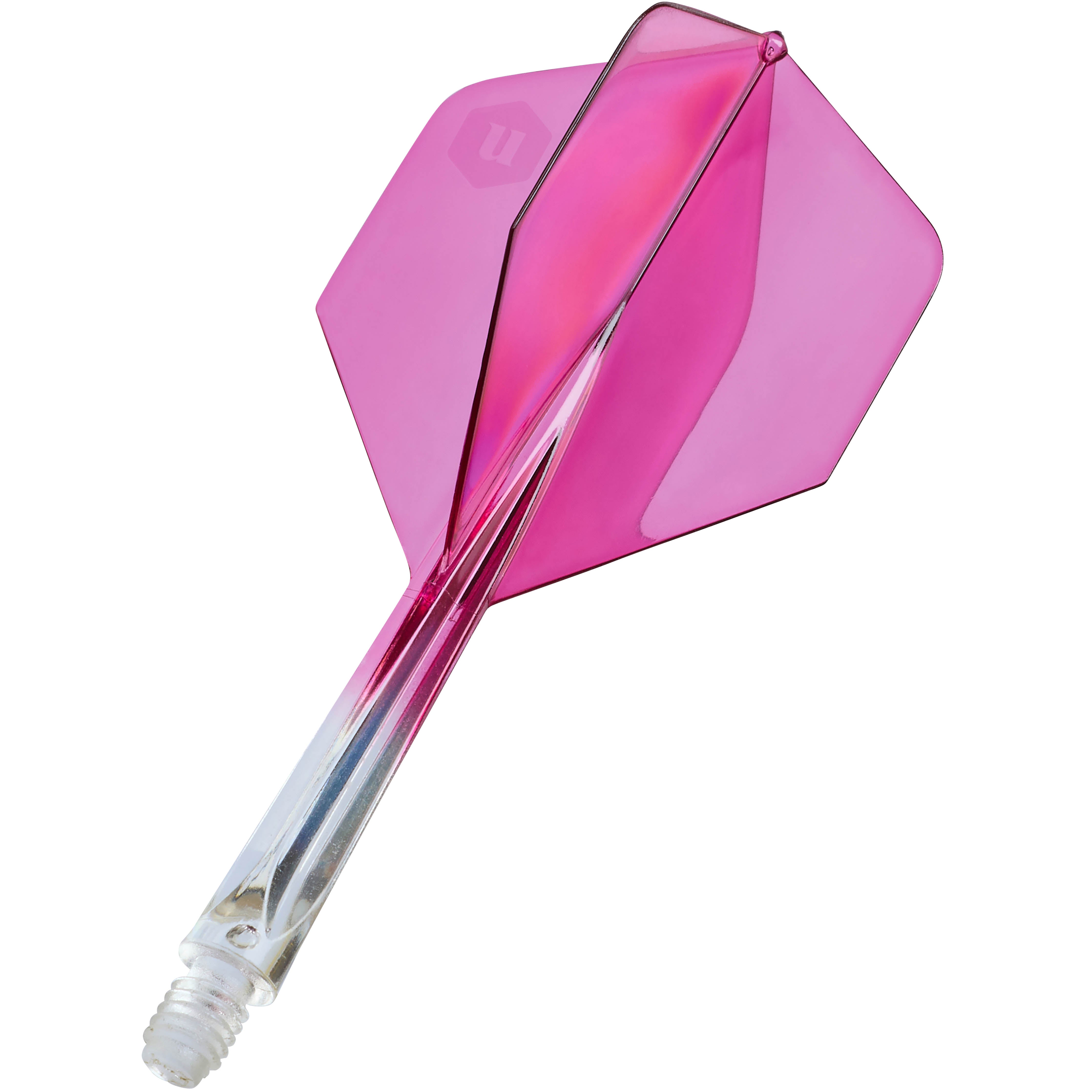 Unicorn Forge All-In-One Flight & Shaft System - Plus Shape - Two Tone - Pink
