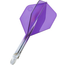 Unicorn Forge All-In-One Flight & Shaft System - Plus Shape - Two Tone - Purple