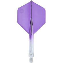 Unicorn Forge All-In-One Flight & Shaft System - Plus Shape - Two Tone - Purple