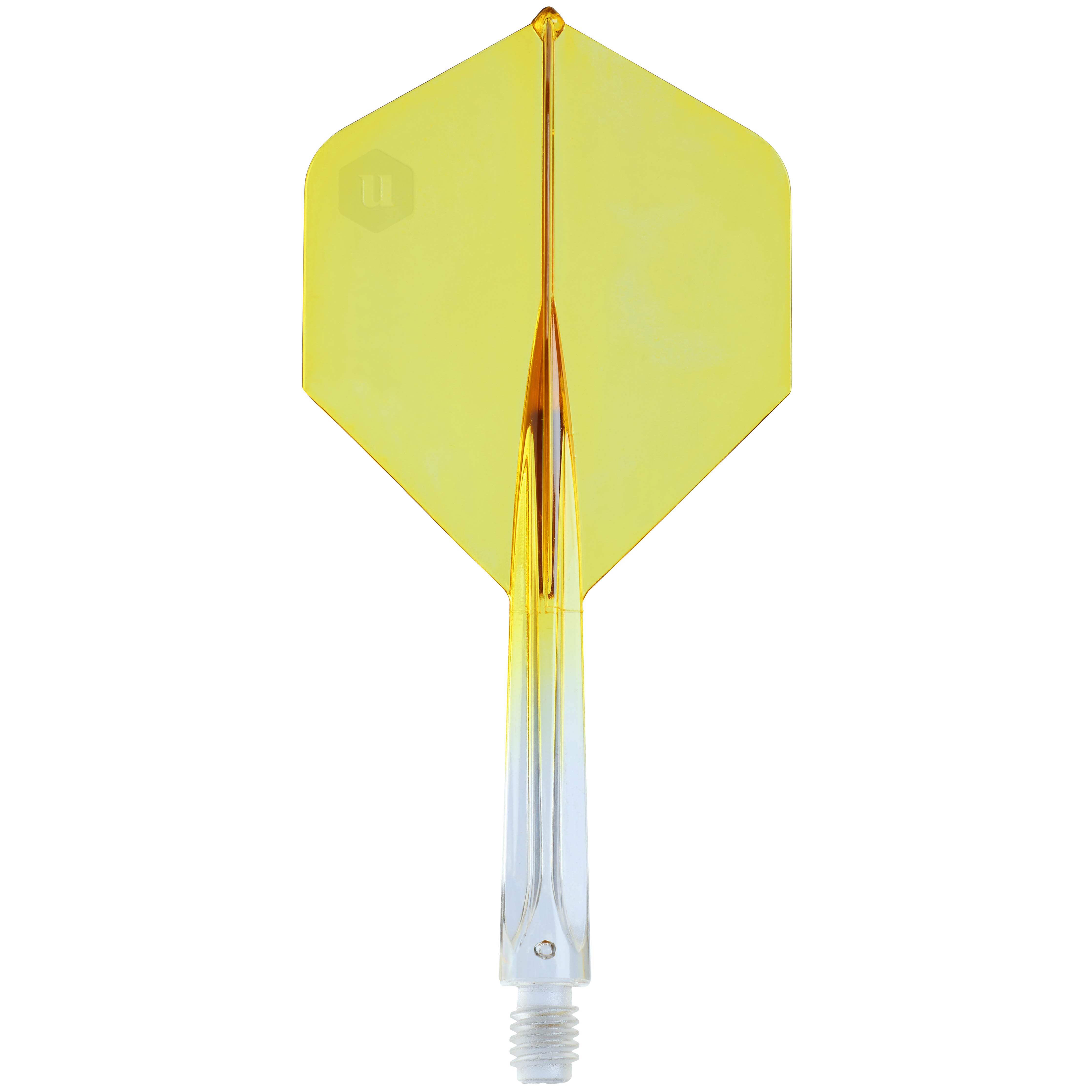 Unicorn Forge All-In-One Flight & Shaft System - Plus Shape - Two Tone - Yellow